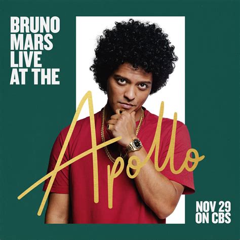 Bruno Mars Announces ’24K Magic Live at the Apollo ...
