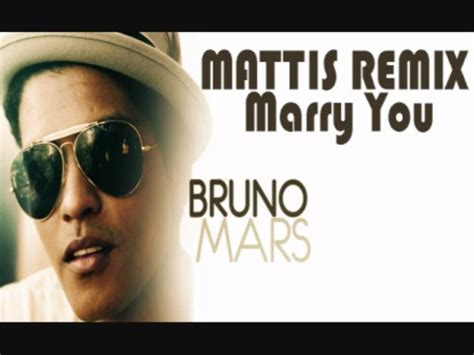 Bruno Mars Marry You Dj Mattis Electrouse Radio Edit ...