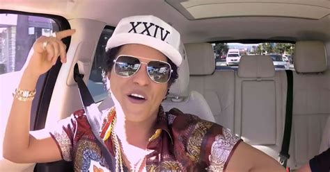 Bruno Mars set for Carpool Karaoke as he and James Corden ...