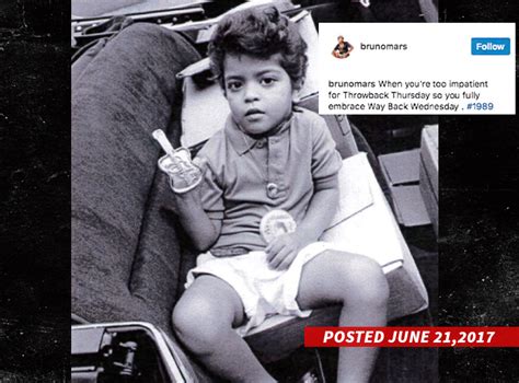Bruno Mars Sued over his own Throwback Photo that Garnered ...