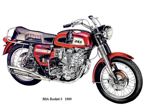 BSA_Rocket 3_1969 | BSA | Pinterest | Vintage motorcycles ...