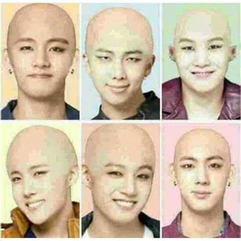 BTS members go bald | K Pop Amino