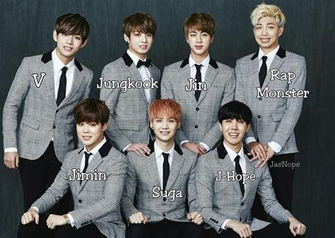 BTS Members  Names   this is a hilariously awkward photo ...