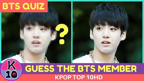 [BTS QUIZ] CAN YOU GUESS THE BTS MEMBER?   YouTube