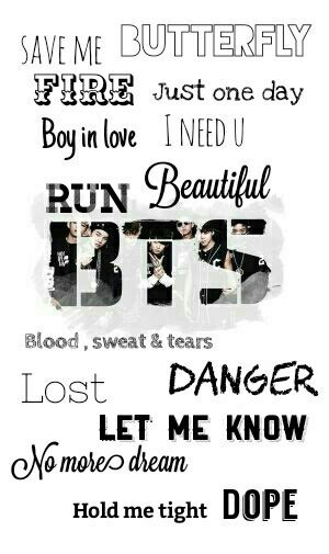 BTS wallpaper song name | Bangtan boyss | Pinterest | Bts ...
