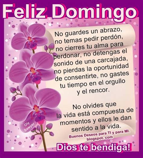 Buenos Deseos para TI y para MÍ: FELIZ DOMINGO ! No ...