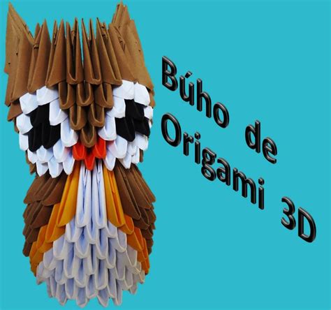 Búho de Origami 3D