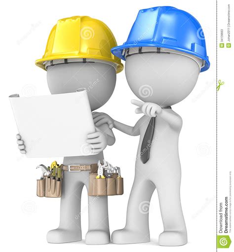 Building contractor clipart collection