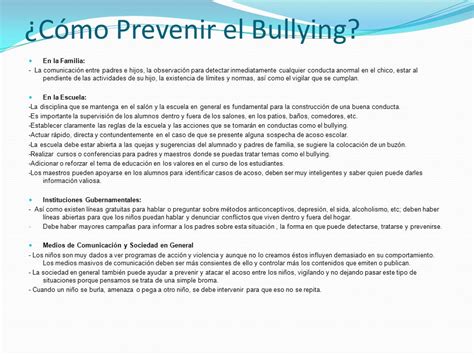 Bullying El es cualquier forma de maltrato psicológico ...