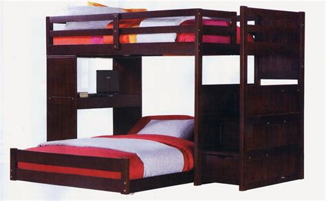 Bunk Bed With Desk And Stairs Full Loft Bed With Desk ...