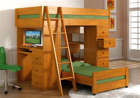 Bunk Beds with Desks | HomesFeed