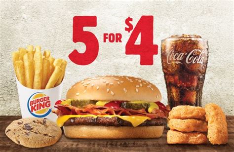 Burger King Debuts New  5 for $4  Value Deal | Brand Eating