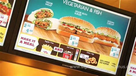 Burger King Sites   Digital Menu Boards   YouTube
