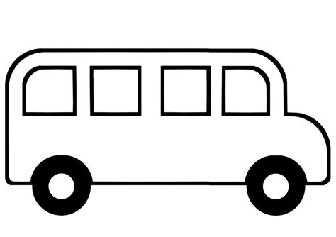 Bus #19  Transporte  – Páginas para colorear