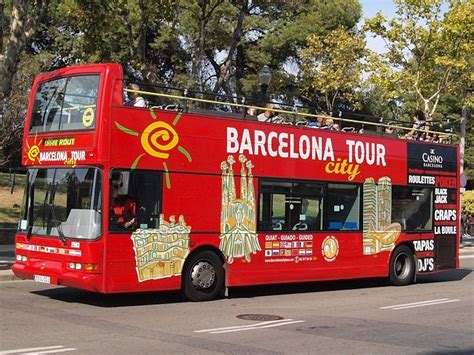 Bus and Coach Photos   Barcelona City Tour
