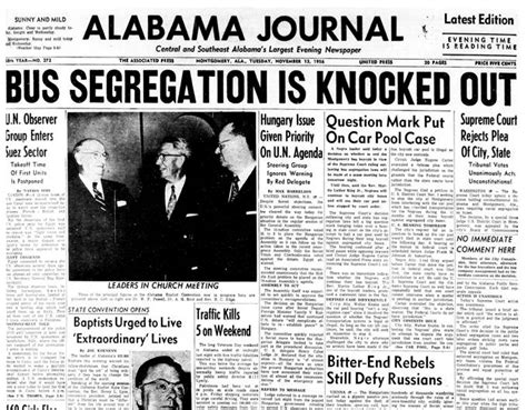 Bus Segregation is Knocked Out.  November 13, 1956 ...