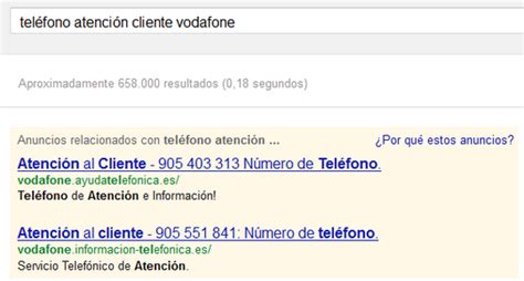 Buscar el número de atención al cliente de una empresa nos ...