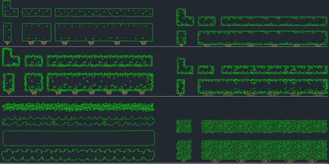 Bushes | | Free CAD Block And AutoCAD Drawing