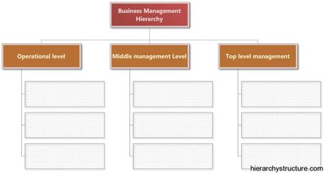 Business Management Hierarchy structure | Management System