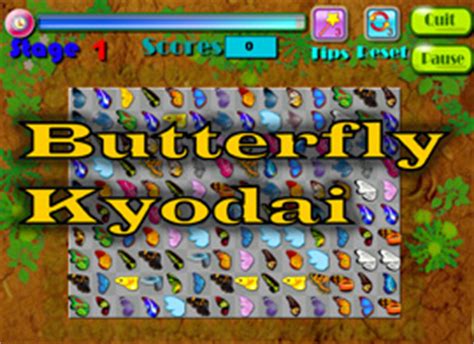 Butterfly Kyodai Game