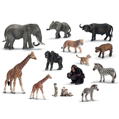 Buy African Animals and Their Young Set 14pcs | TTS