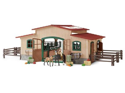 Buy Schleich   Horse stable with accessories  42195 ...