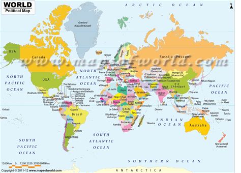 Buy World Map with Countries in Native Names