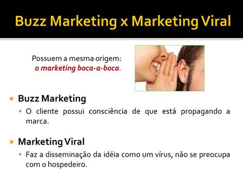 Buzz Marketing e Marketing viral   ppt carregar