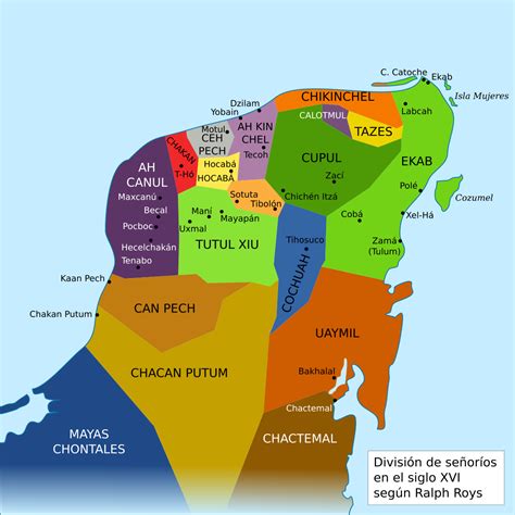 Cacicazgos mayas en Yucatán   Wikipedia, la enciclopedia libre