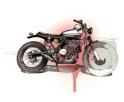 Cafe Racer Project on Pantone Canvas Gallery