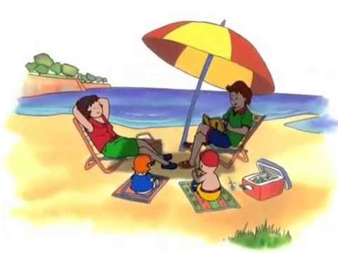 Caillou at the Beach   YouTube