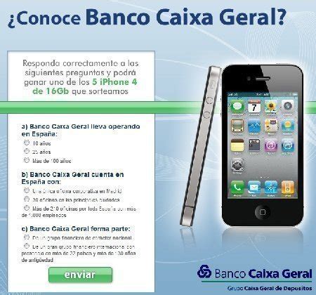 Caixa Geral regala 5 iPhone 4 de 16 GB – Regalos y ...