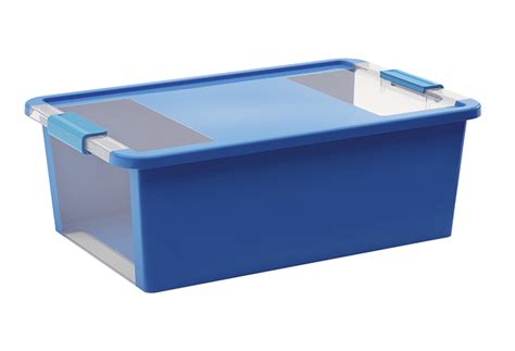 Caja de plástico azul BIBOX Ref. 15880291   Leroy Merlin