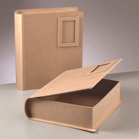 Caja libro de carton duro para decorar  34x29x9 cm  Mod. 1 ...