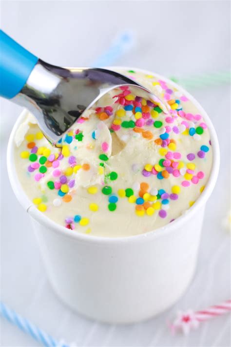 Cake Batter Frozen Yogurt in 5 Minutes  No Machine ...
