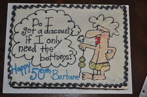 Cakes, Kids, Etc.: Funny 50th Birthday Cake