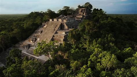Calakmul, as ruínas em perspectiva aérea   YouTube