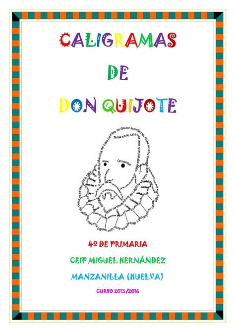 Calaméo   Caligramas De Don Quijote Libro Completo
