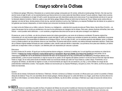 Calaméo   Ensayo sobre la Odisea de Homero