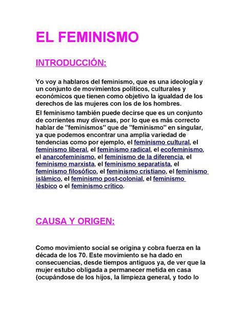 Calaméo   feminismo  antes y ahora