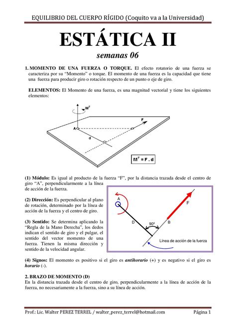 Calaméo   MOMENTO DE UNA FUERZA