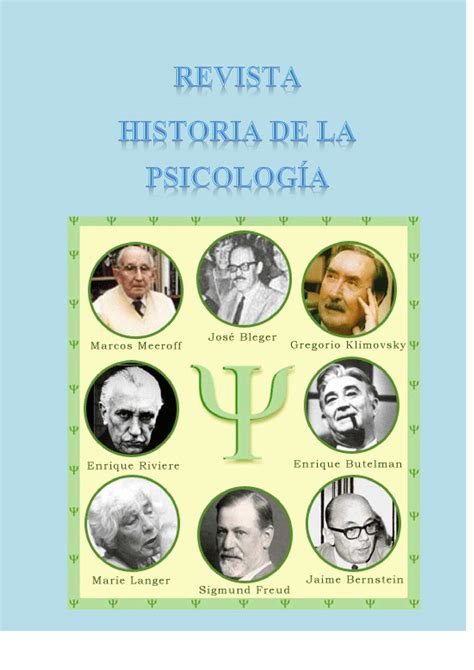 Calaméo   Revista Historia De La Psicologia