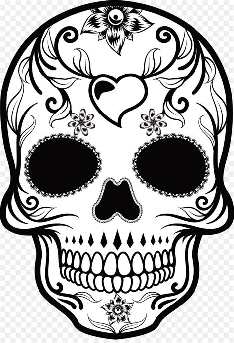 Calavera Mexican cuisine Skull Day of the Dead   Hand ...