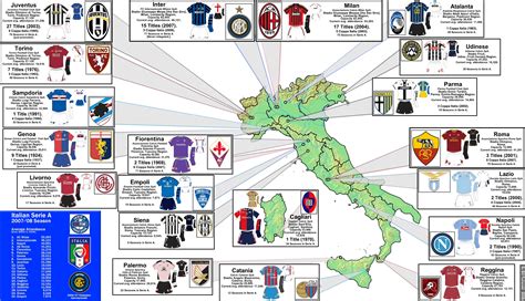Calcio italia mappa Mappa di Italia di calcio  Europa del ...