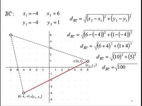 calcular perímetro del triángulo GEOMETRÍA ANALÍTICA   YouTube