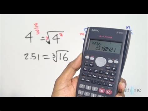 Calcular potencias utilizando una calculadora científica ...