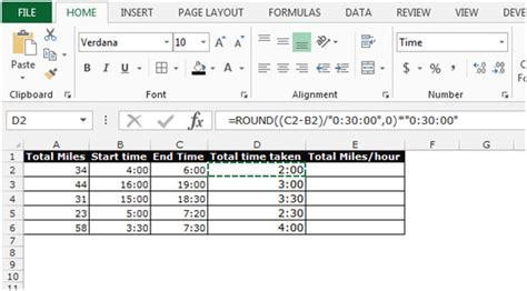 Calculate Average Speed in Microsoft Excel | Microsoft ...