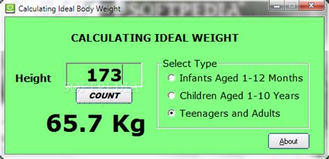 Calculating Ideal Body Weight | Flazz Software