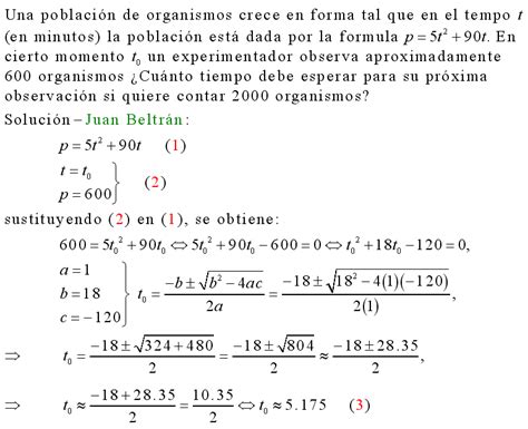 Cálculo21: Ecuación cuadrática. Problema de aplicación