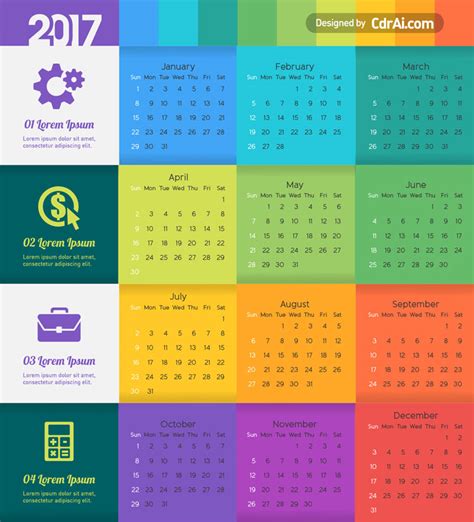 Calendar Template For 2017 » Calendar Template 2018